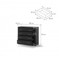 Kumode IDEA ID-10, melns
